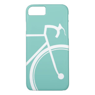 Biking Bikers Turquoise Blue iPhone 8/7 Case