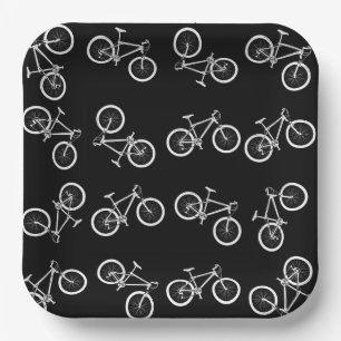 Biking Birthday Party Paper Plate