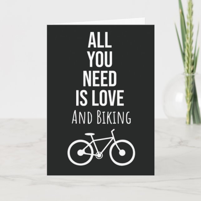 Biking Cards Bicycle Cycling Cyclist Bike Biker (Front)