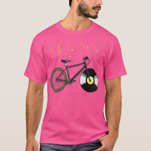 Biking CD Music Bicycle T-Shirt