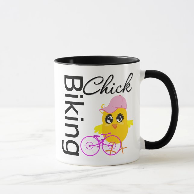 Biking Chick Mug (Right)