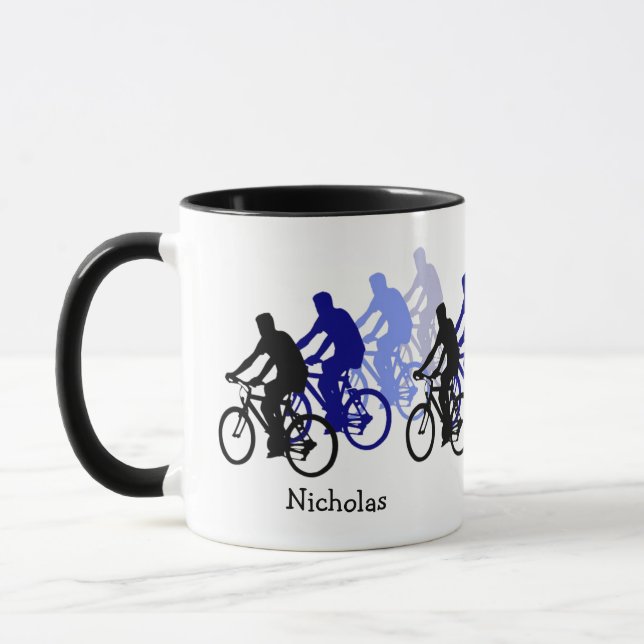 Biking Cycle Bike Sport  Mug (Left)