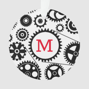 Biking Cycling Gears INITIAL Bicycle Bike Modern Ornament