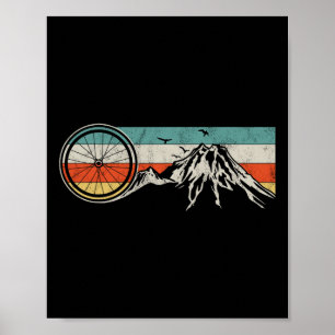 Biking Cycling Mtb Mountain Bike Poster