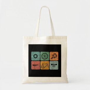 Biking Cycling Vintage Bicycle Parts Cyclist Gifts Tote Bag