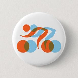 Biking_Fever_2_cyclers.png 6 Cm Round Badge