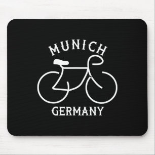 Biking Germany Munich Graphic Mouse Mat