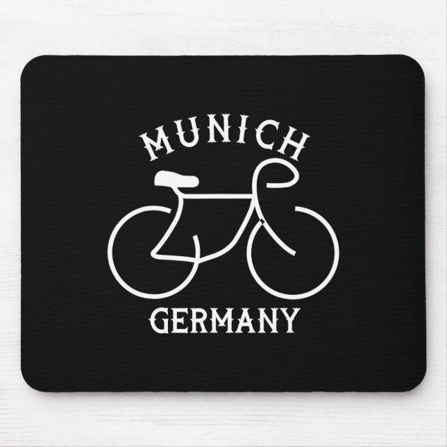 Biking Germany Munich Graphic  Mouse Mat (Front)