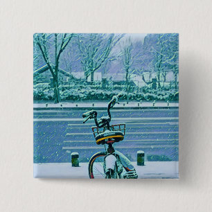 Biking Lover Gift 15 Cm Square Badge