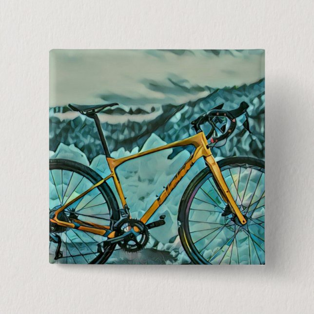 Biking Lover Gift 15 Cm Square Badge (Front)