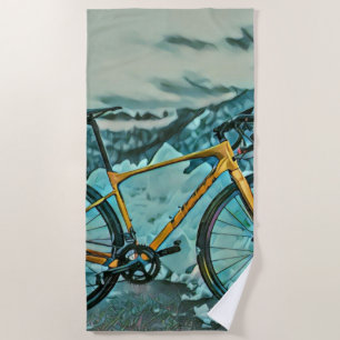 Biking Lover Gift Beach Towel