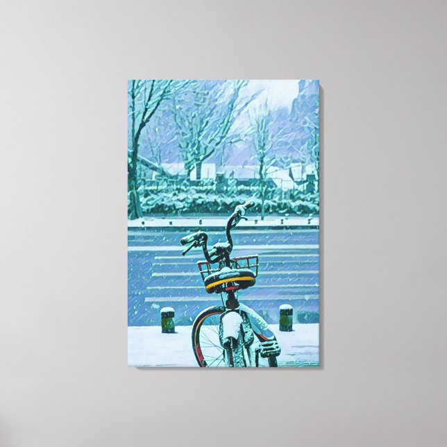 Biking Lover Gift Canvas Print (Front)