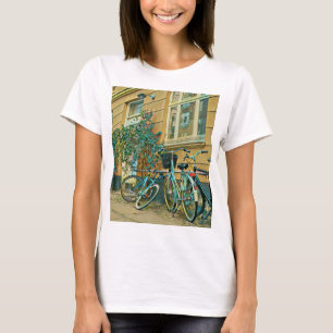 Biking Lover Gift Cycling Painting T-Shirt