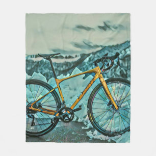 Biking Lover Gift Fleece Blanket