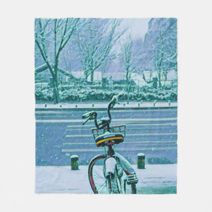 Biking Lover Gift Fleece Blanket