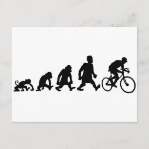 biking postcard