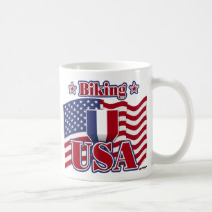 Biking USA Coffee Mug