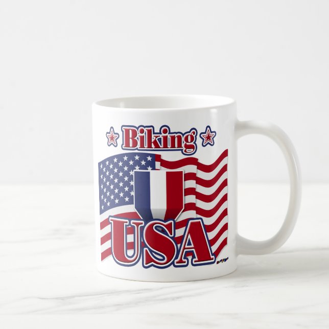 Biking USA Coffee Mug (Right)