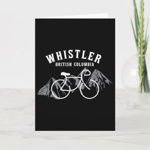 Biking Whistler Vancouver British Columbia Canada Card