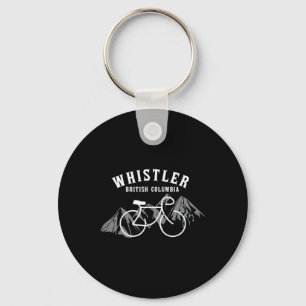 Biking Whistler Vancouver British Columbia Canada Key Ring
