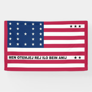 Bikini Atoll flag Banner