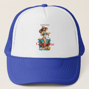 Bikini Babe Big Hat- Big Cocktail Thunder_Cove Trucker Hat