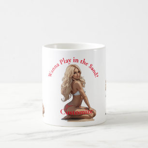 Bikini Beach Girl Thunder_Cove Coffee Mug