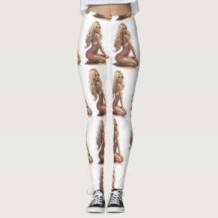 Bikini Beach Girl Thunder_Cove Leggings