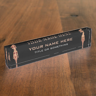 Bikini Blonde Nameplate