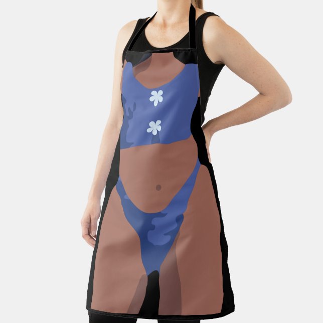 bikini blue  apron (Insitu)