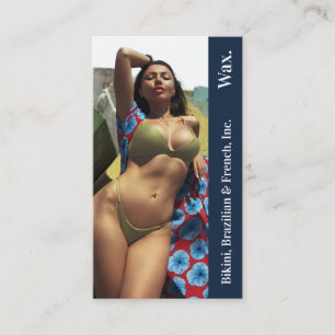 Bikini Brazilian French Wax Photo Loyalty Card