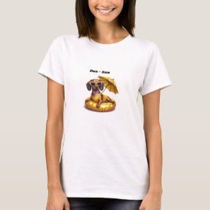Bikini Dachshund Summer T-Shirt