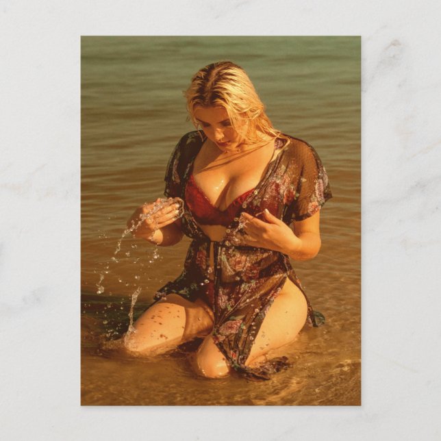 Bikini fashion Model Photo Postcard (Front)