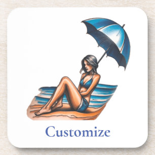 Bikini Girl Beach Napping Thunder_Cove Coaster