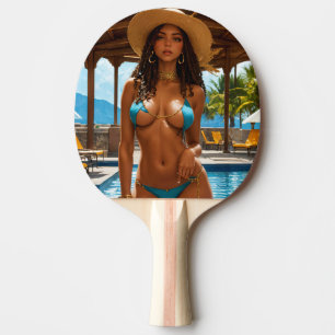 BIKINI GIRL HOT PING PONG PADDLE