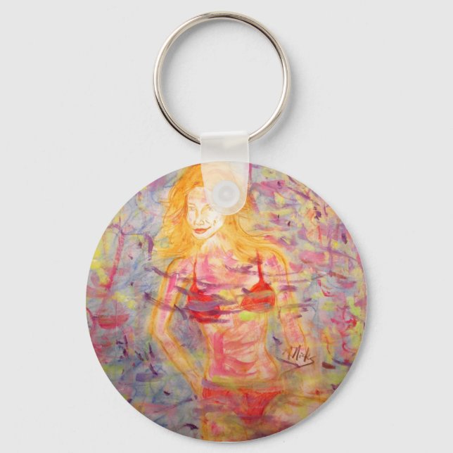 bikini girl key ring (Front)