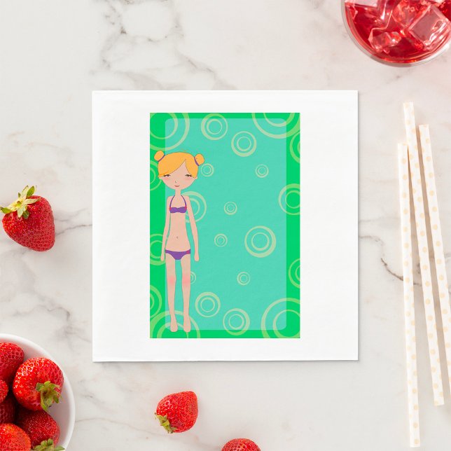 Bikini Girl Napkin (Creator Uploaded)