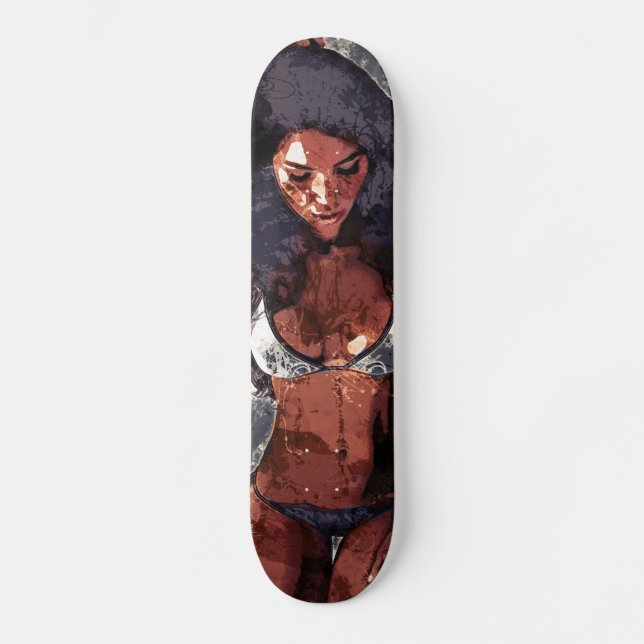 Bikini Girl Skateboard (Front)