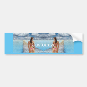 Bikini Girl Thunder_Cove   Bumper Sticker