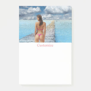 Bikini Girl Thunder_Cove Post-it Notes