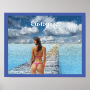 Bikini Girl Thunder_Cove  Poster