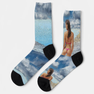 Bikini Girl Thunder_Cove Socks