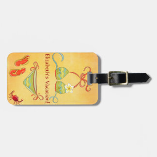 Bikini Luggage Tag Personalise