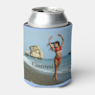 Bikini Model Dancing Thunder_Cove Can Cooler