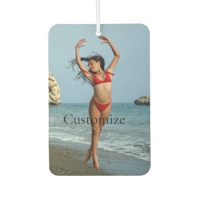 Bikini Model Dancing Thunder_Cove Car Air Freshener (Front)