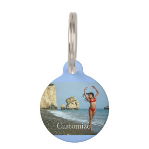 Bikini Model Dancing Thunder_Cove Pet Tag