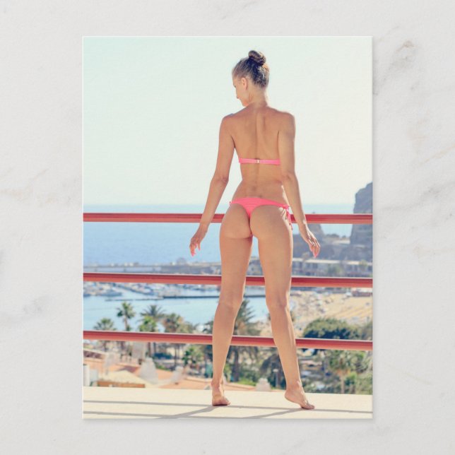 Bikini model postcard (Front)