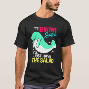 Bikini Season Summer Manatee T-Shirt