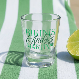 Bikinis and Martinis – Custom Bachelorette Party Shot Glass