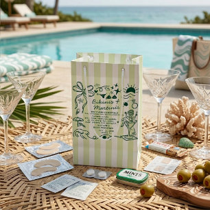 Bikinis & Martinis Bachelorette Party Recovery Kit Small Gift Bag